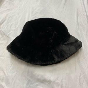 fuzzy bucket hat